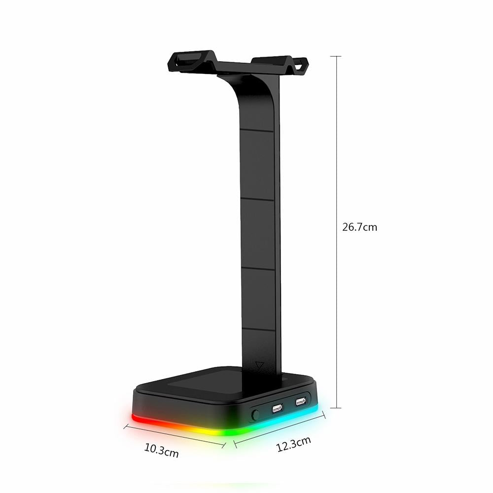 NNEIDS RGB-Headset-Ständer mit Dual-USB