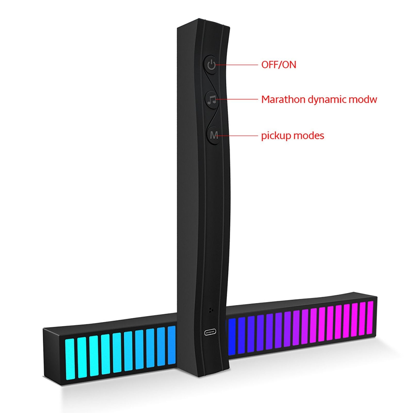 RGB-LED-Lichtleiste mit App- & Musiksteuerung